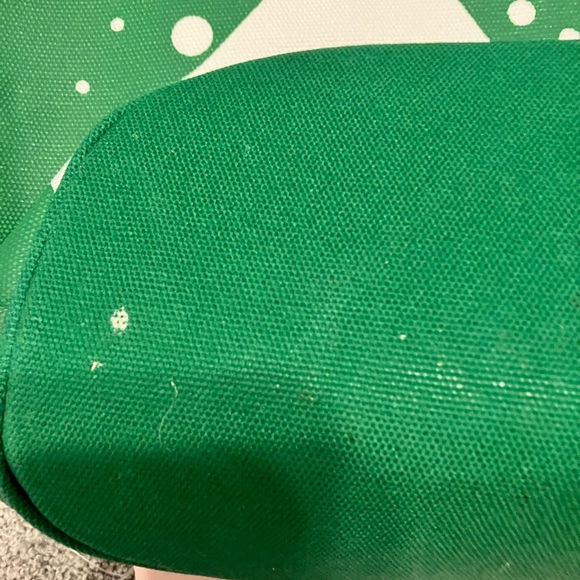 Barnes & Noble Retired Tote Bag NWT holiday sparkle cardinal - Picture 8 of 11